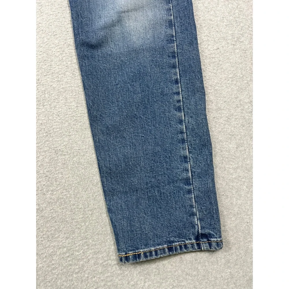 Levis 505 Jeans Mens 32x34 Blue Denim Regular Fit Stretch Straight Leg